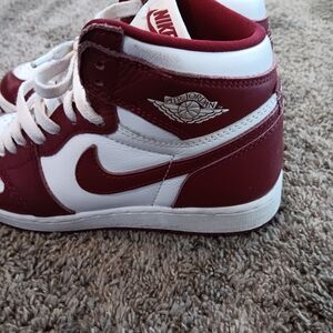 Nike Air Jordan Boys Sneakers - Red and White